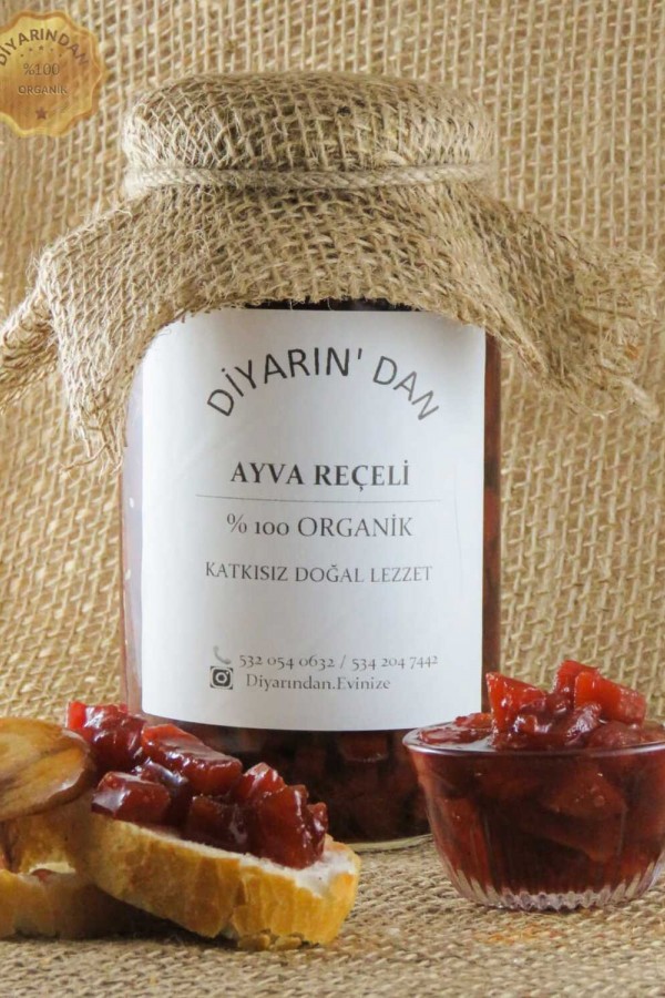 Diyarın'dan El Yapımı Ayva Reçeli 1250 gr