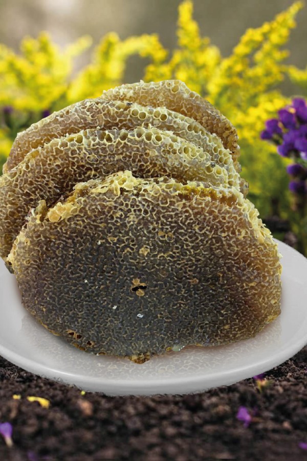 Doğal Petekli Çiçek Balı (Premium Pilten)